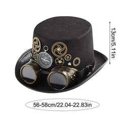 Chapeau Steampunk avec Mécanismes
