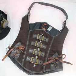 Corset Steampunk en Simili