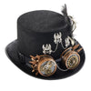 Chapeau Steampunk Tête de Mort