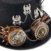 Chapeau Steampunk Tête de Mort