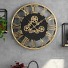 Horloge Steampunk Engrenage Tournant