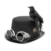 Chapeau Steampunk Avec Oiseau