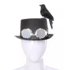 Chapeau Steampunk Avec Oiseau
