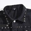 veste cloutée punk homme