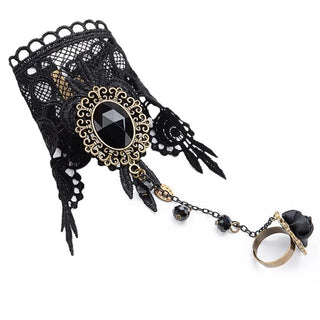 bracelet dentelle noire