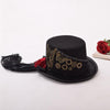 Chapeau Haut de Forme Gothique Steampunk Femme