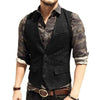 gilet de costume homme vintage noir