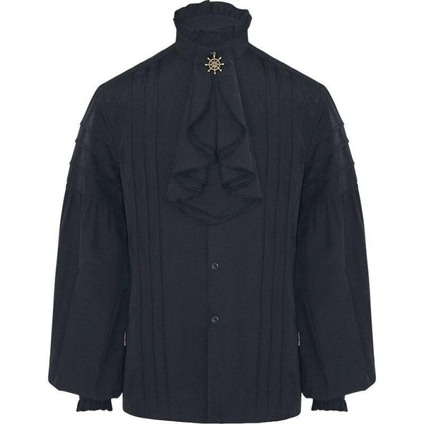 chemise steampunk noire homme
