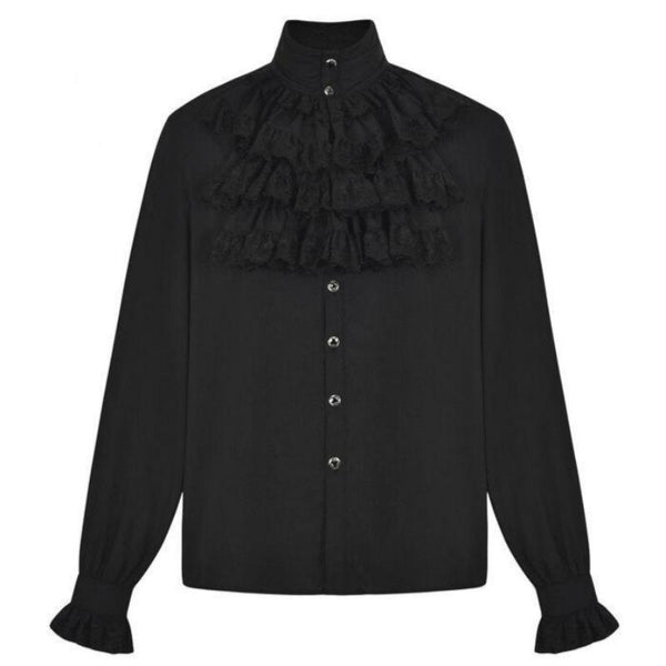 chemise à jabot homme gothique