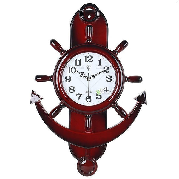 Horloge Murale Ancre de Bateau
