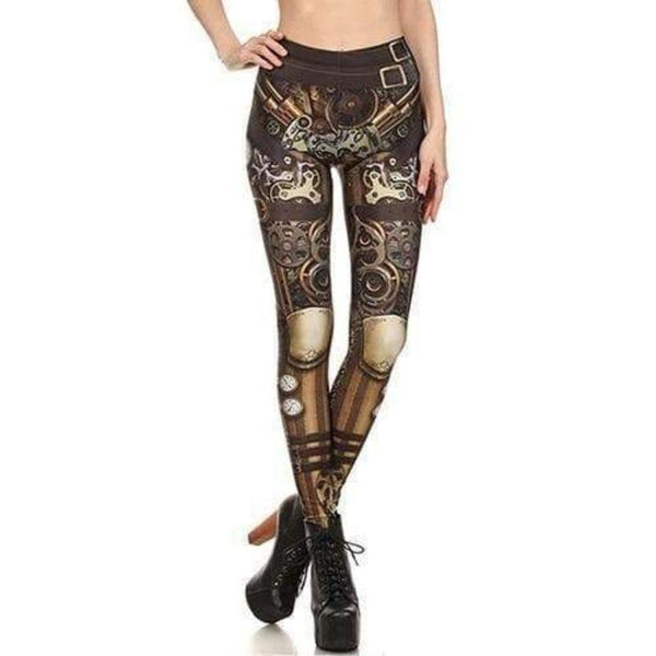 Yoga steampunk leggings