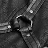 manteau long gothique similicuir
