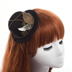 Mini chapeau Steampunk femme