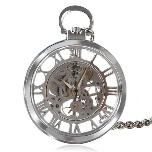 Montre à gousset remontage manuel squelette