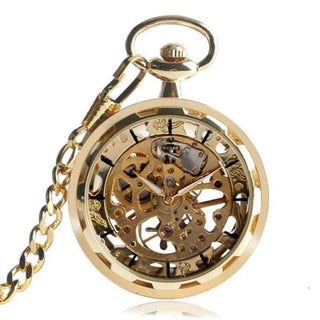 montre à gousset steampunk mécanique