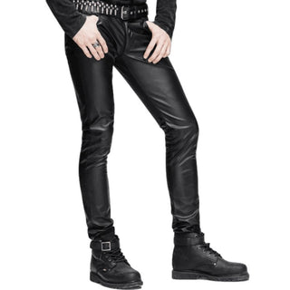 pantalon cuir homme rock