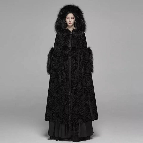 manteau gothique femme avec capuche