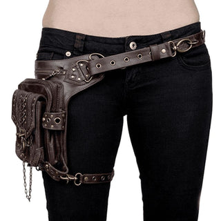 sacoche de jambe steampunk