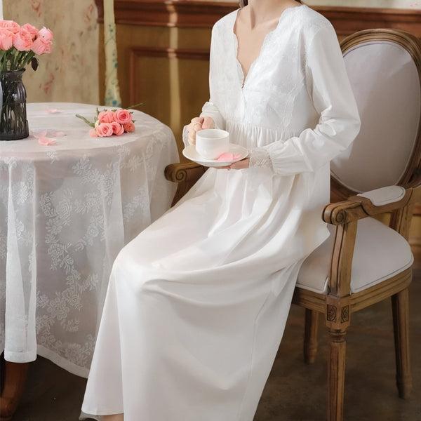 Chemise de Nuit Romantique Victorienne