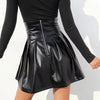 Jupe Simili PU Taille Haute