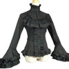 Chemise à Jabot Goth Blanche