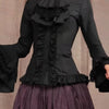 Chemise à Jabot Goth Blanche