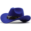 Chapeau cowboy bleu