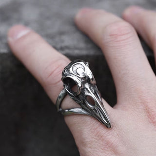 Bague Crâne de Corbeau