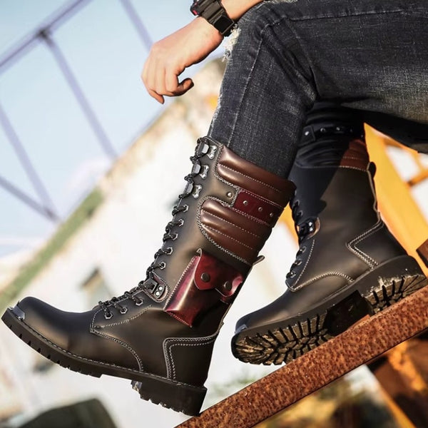 Bottes Style Steampunk Homme