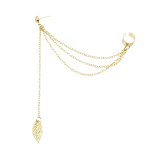 Boucle d'Oreille Chaîne Clip Steampunk