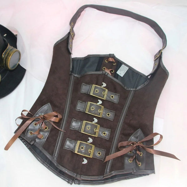 Corset Steampunk en Simili