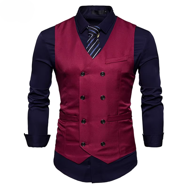 Gilet de Costume Rouge