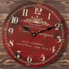 Horloge Steampunk Vintage Rouge