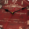 Horloge Steampunk Vintage Rouge