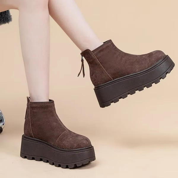 Bottines Chelsea en Daim