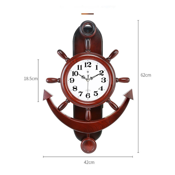 Horloge Steampunk Gouvernail