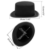 Chapeau Steampunk Avec Lunettes de Soudure