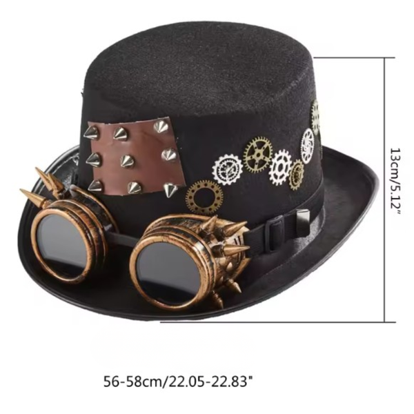 Chapeau Steampunk Engrenage