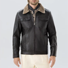 Veste Aviateur Col Fourrure Homme