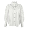 Chemisier Dentelle Col Victorien