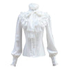 Chemisier Victorien Blanc Steampunk