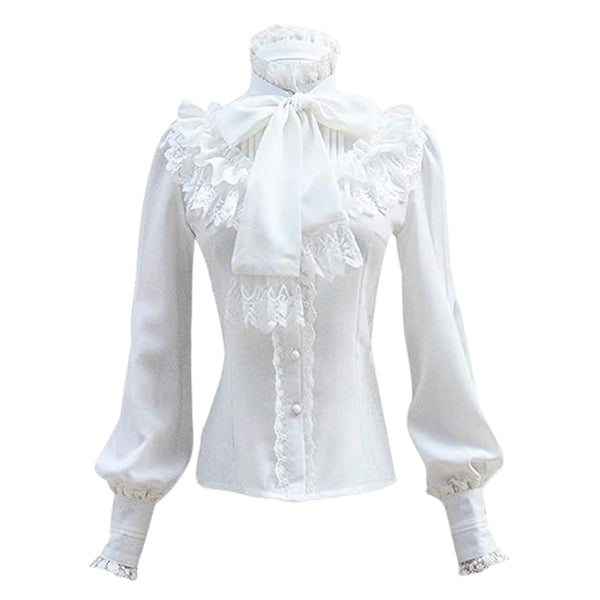 Chemisier Victorien Blanc Steampunk