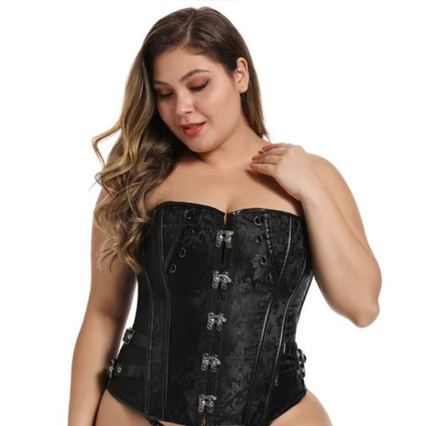 Corset Steampunk Noir