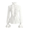 Chemise Blanche Steampunk Femme