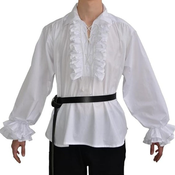 Chemise Blanche Steampunk Homme