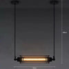Lampe Steampunk Tube Industrielle
