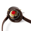 monocle steampunk en cuir