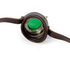 monocle steampunk en cuir