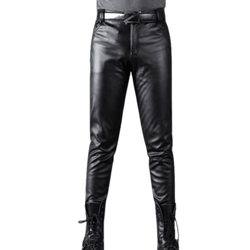 Short Homme En Simili-cuir Mode - Coupe Slim, Résistant à L'eau, Avec Poches, Tailles S à 5XL