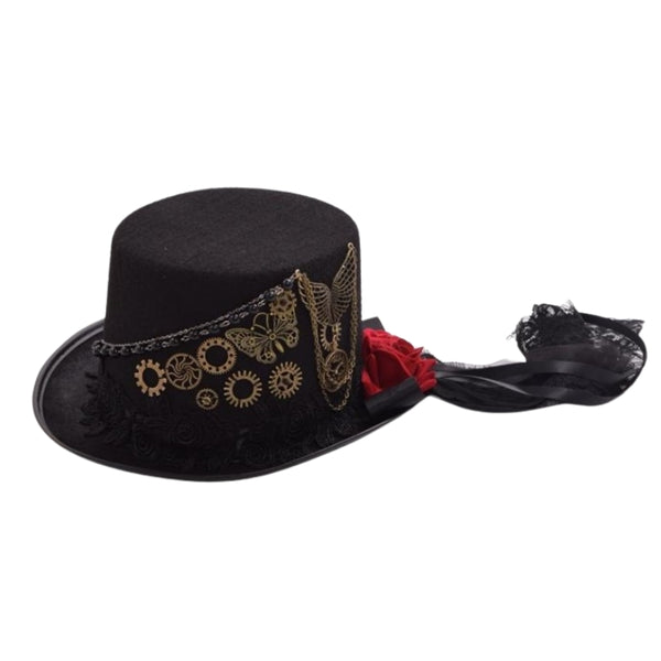 Chapeau Steampunk Gothique